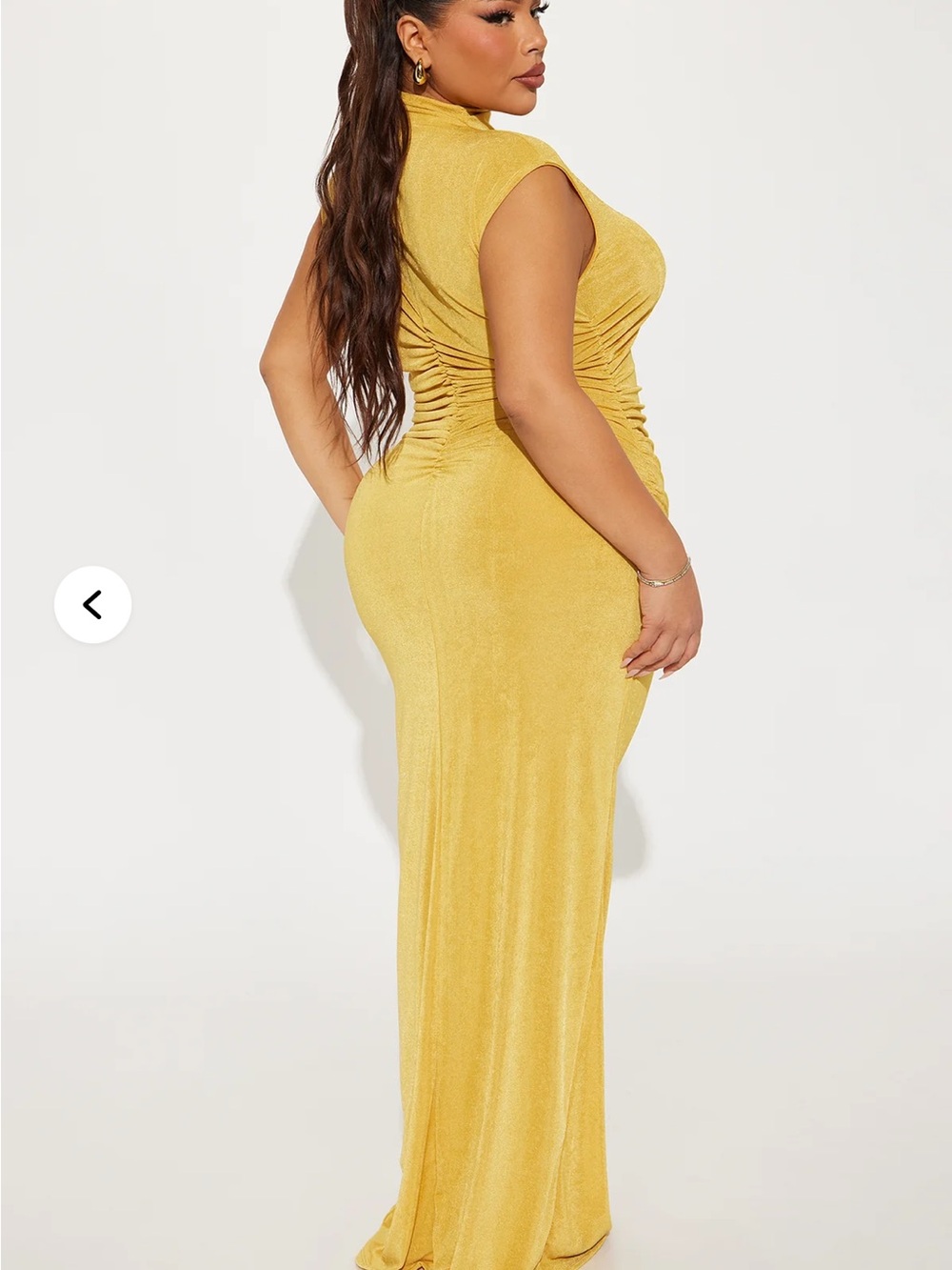 Fashion Nova Ella Mock neck maxi dress